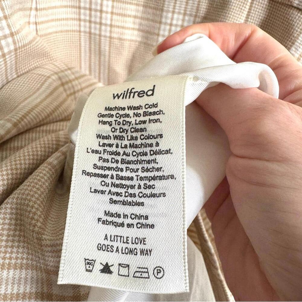 Aritzia Wilfred Isabelle 90s Check Mini Dress - Picture 10 of 10
